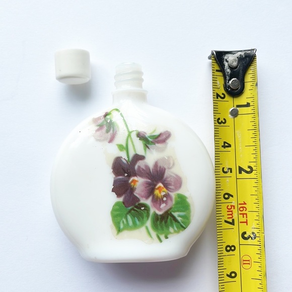 VINTAGE PERFUME BOTTLE TORQUAY ENGLAND HAND PAINTED - Picture 6 of 10